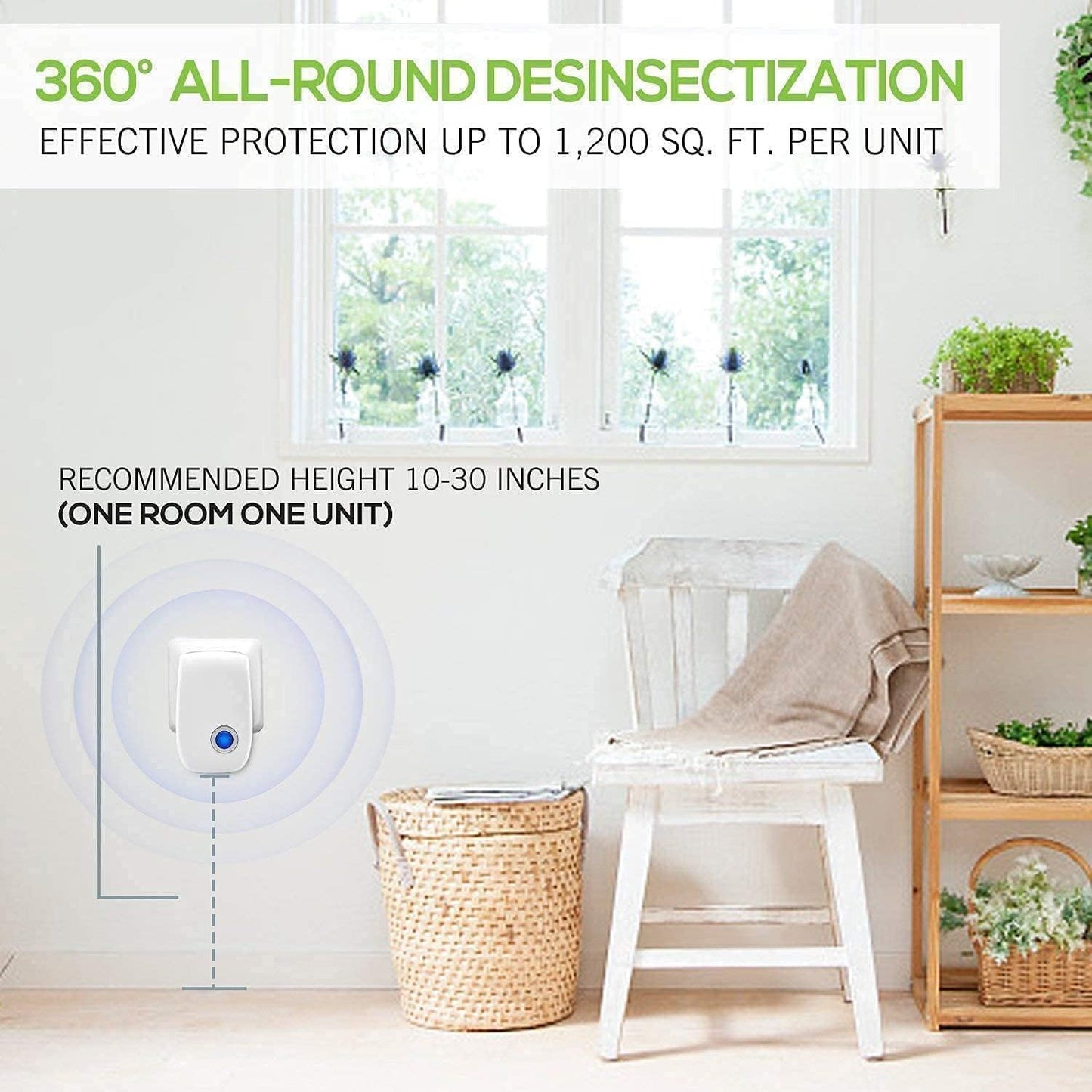 2026 Upgraded Ultrasonic Pest Repellent, Electronic Plug in Indoor Pest Control Repeller for Mouse, Bat, Mosquitoes, Fly Fleas, Roach, Rodents 6 Packs
