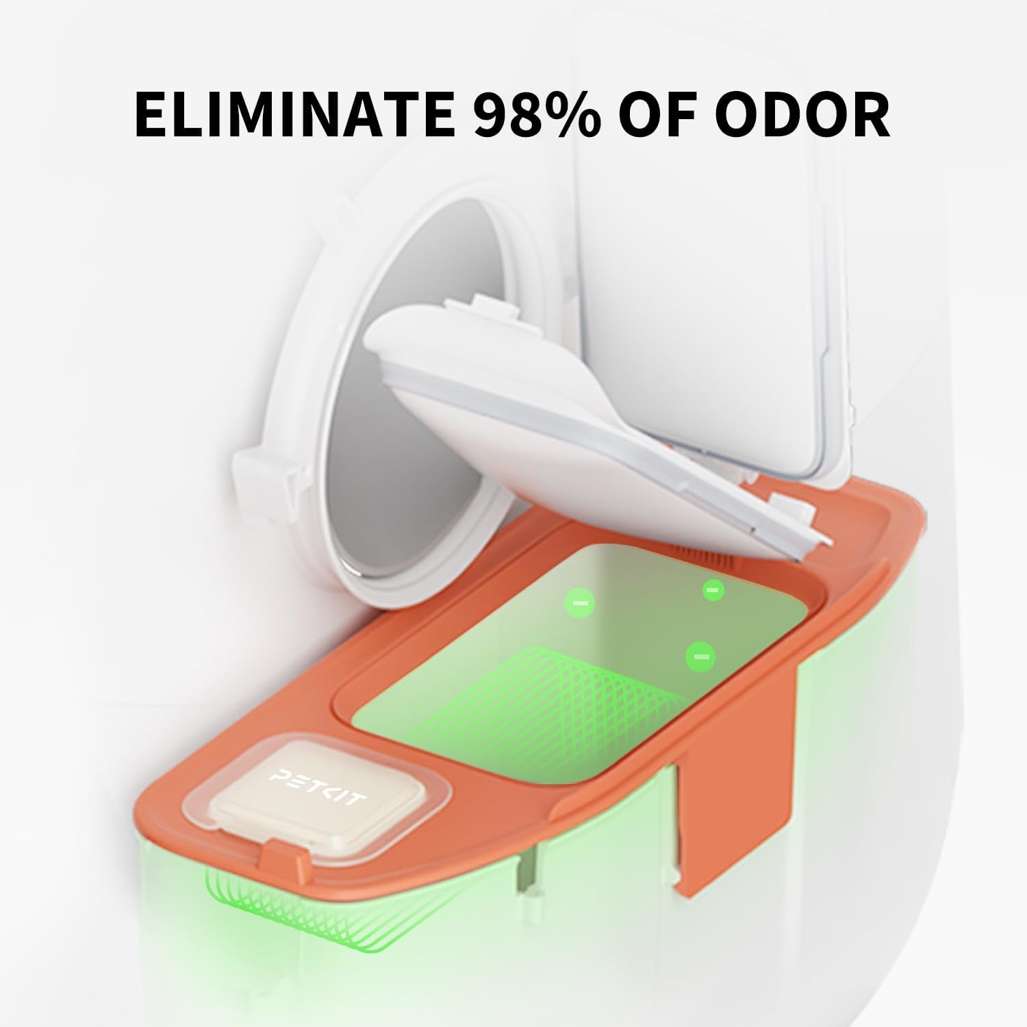 PETKIT N50 Odor Eliminator 2.0 Exclusive for Puramax and Puramax 2 Self-Cleaning Cat Litter Box, Automatic Cat Toilet Box Smell Control Remover (Pack of 3)