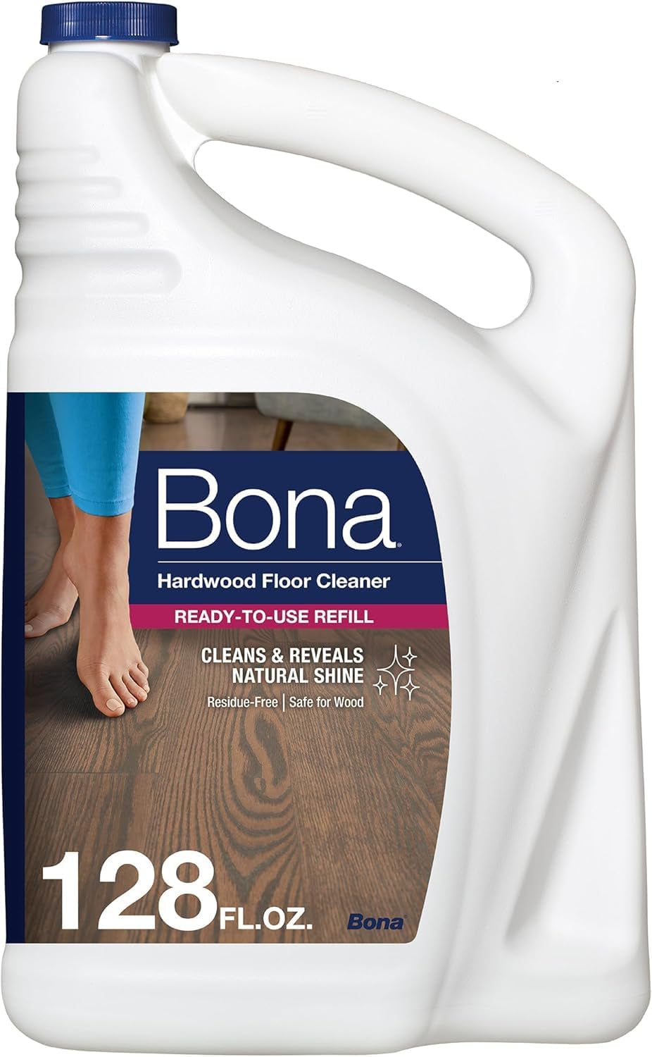 Bona Hardwood Floor Cleaner Refill - 128 Fl Oz - Unscented