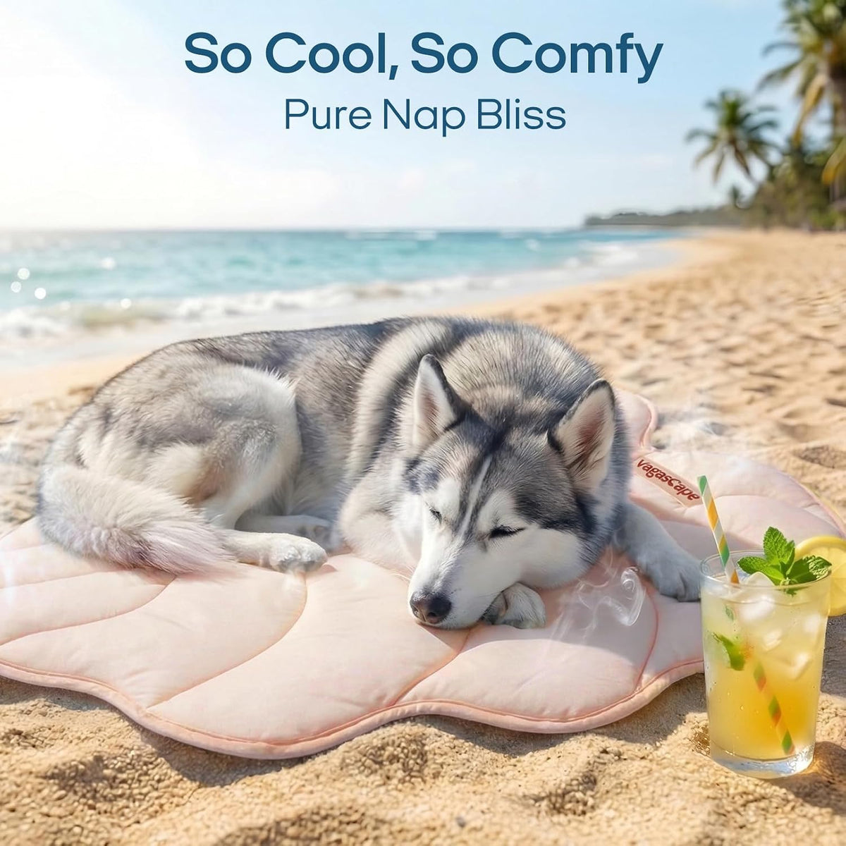 Dog Cooling Mat Washable Pet Cooling Mat, Self Cooling Mat for Dogs Large