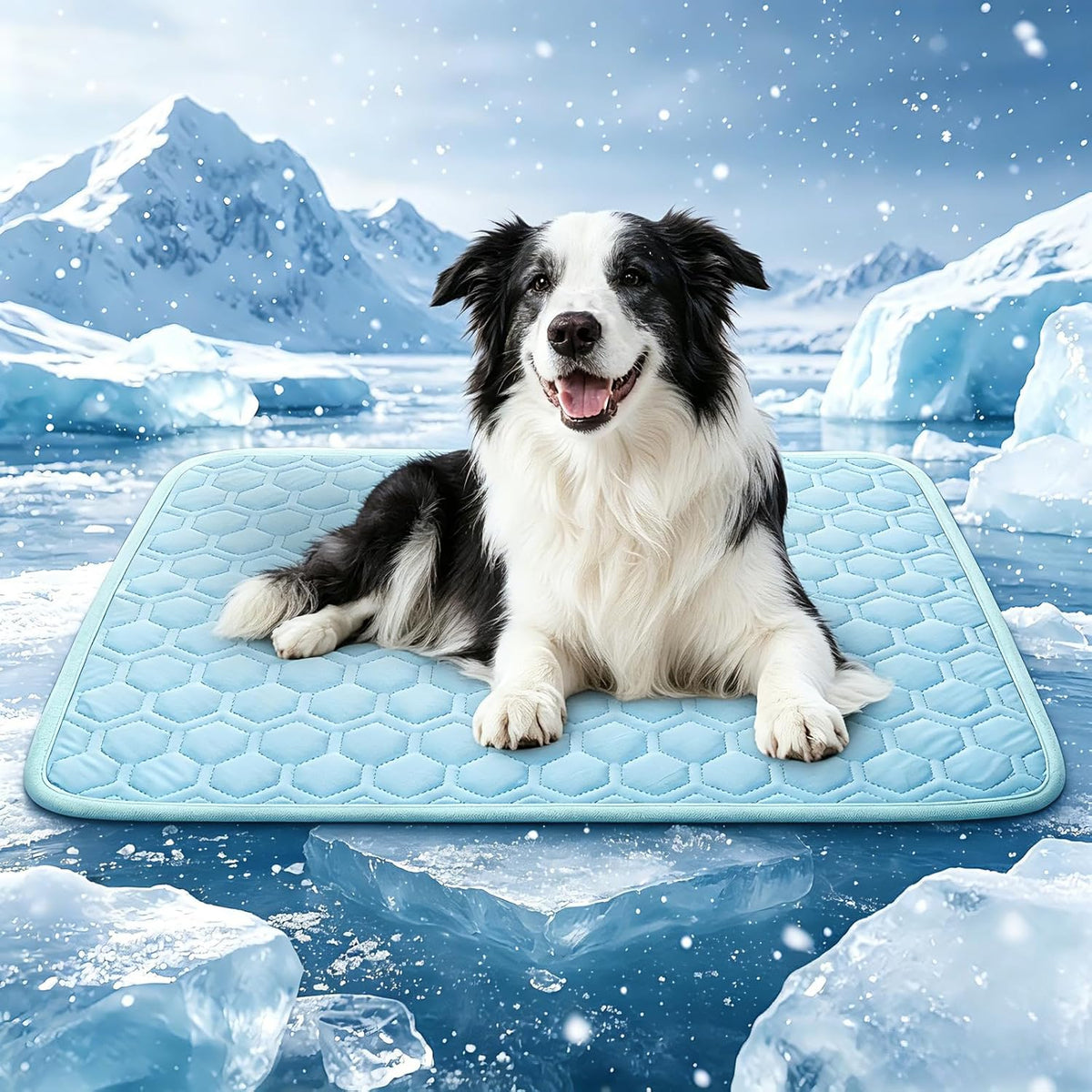Dog Cooling Mat for Summer (Q-Max>0.5) Washable, Portable & Non-Toxic