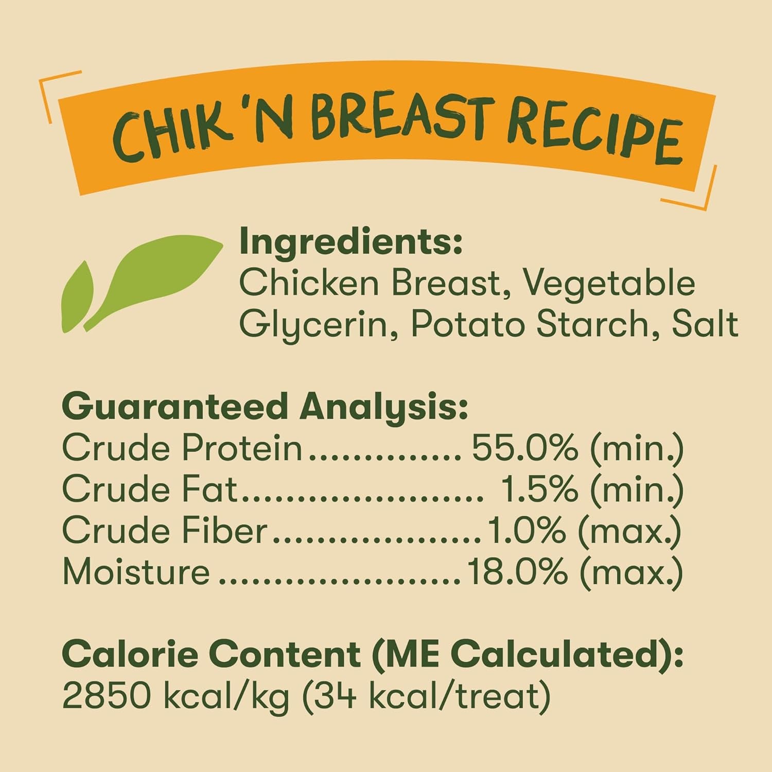 Pet 'N Shape Chik 'N Breast Jerky Dog Treats - 1 Pound