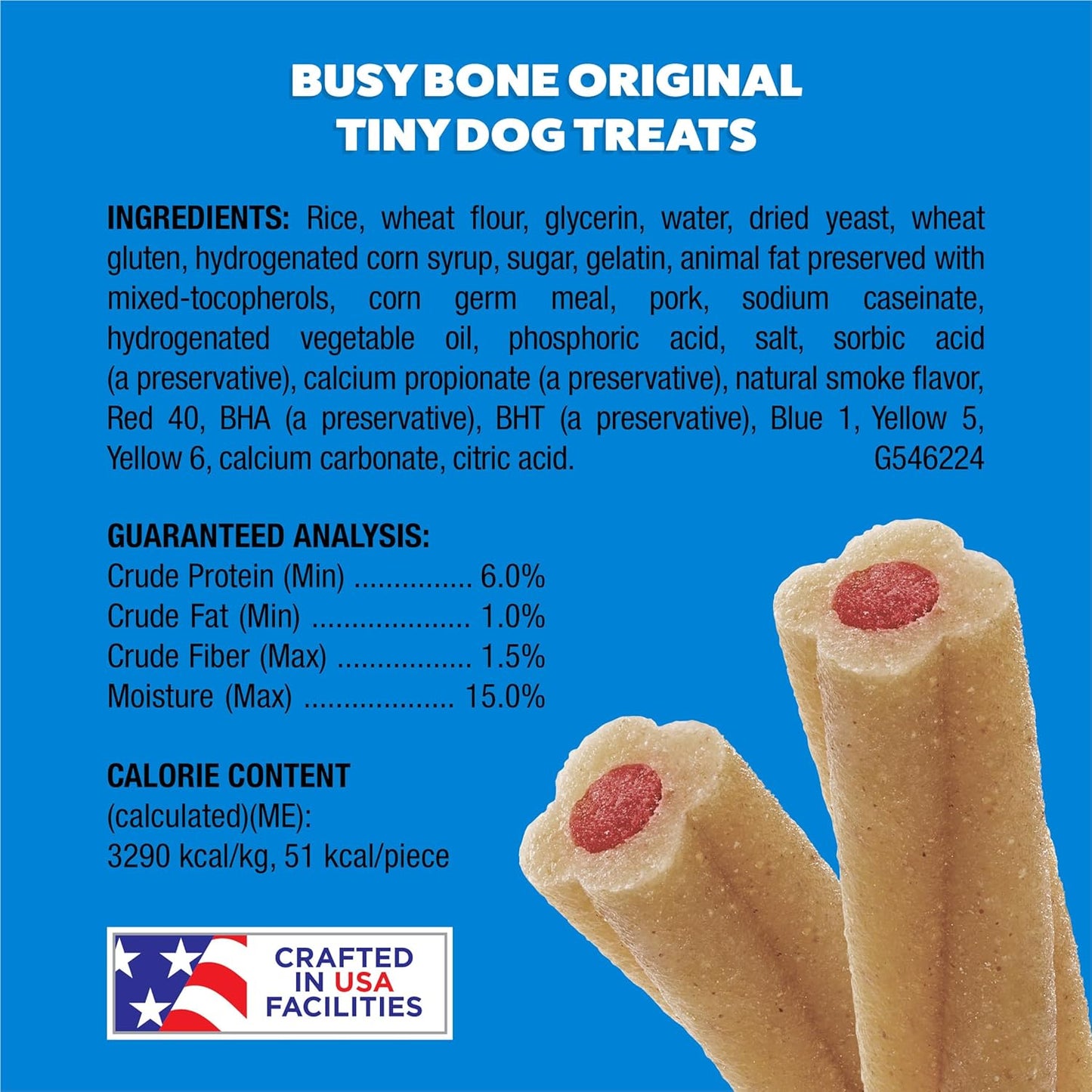 Purina Busy Bone Adult Toy Breed Dog Chew Bone Treats, Tiny - 60 Ct. Pouch