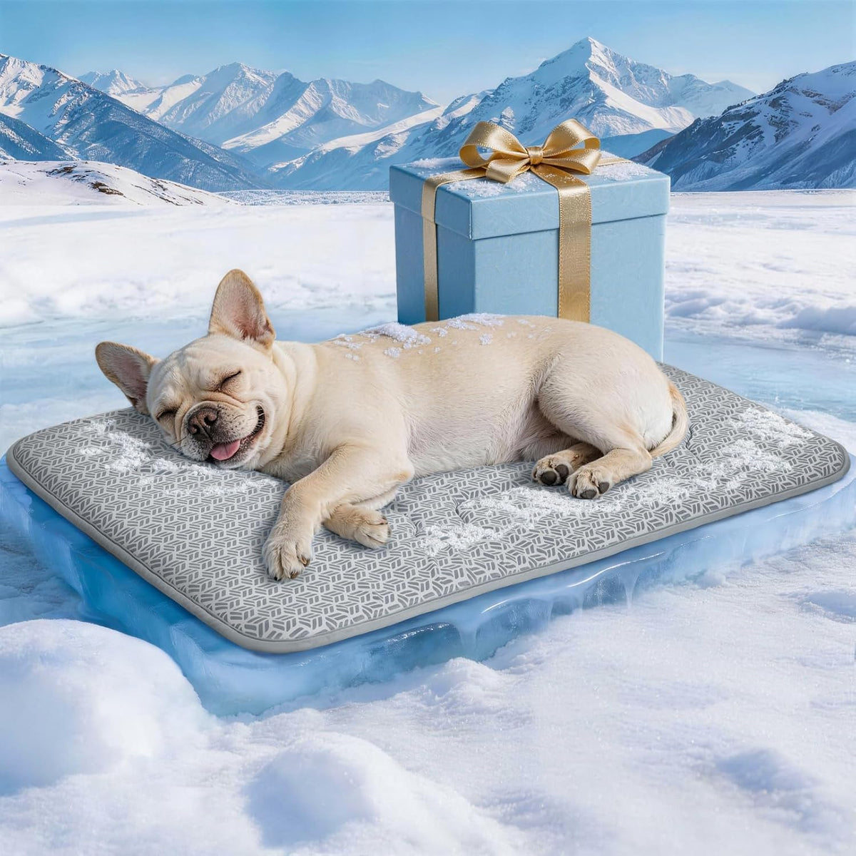 Cooling Mat for Dogs, Instant Chill Small Doggy Pet Pad Bed Indoor Outdoor
