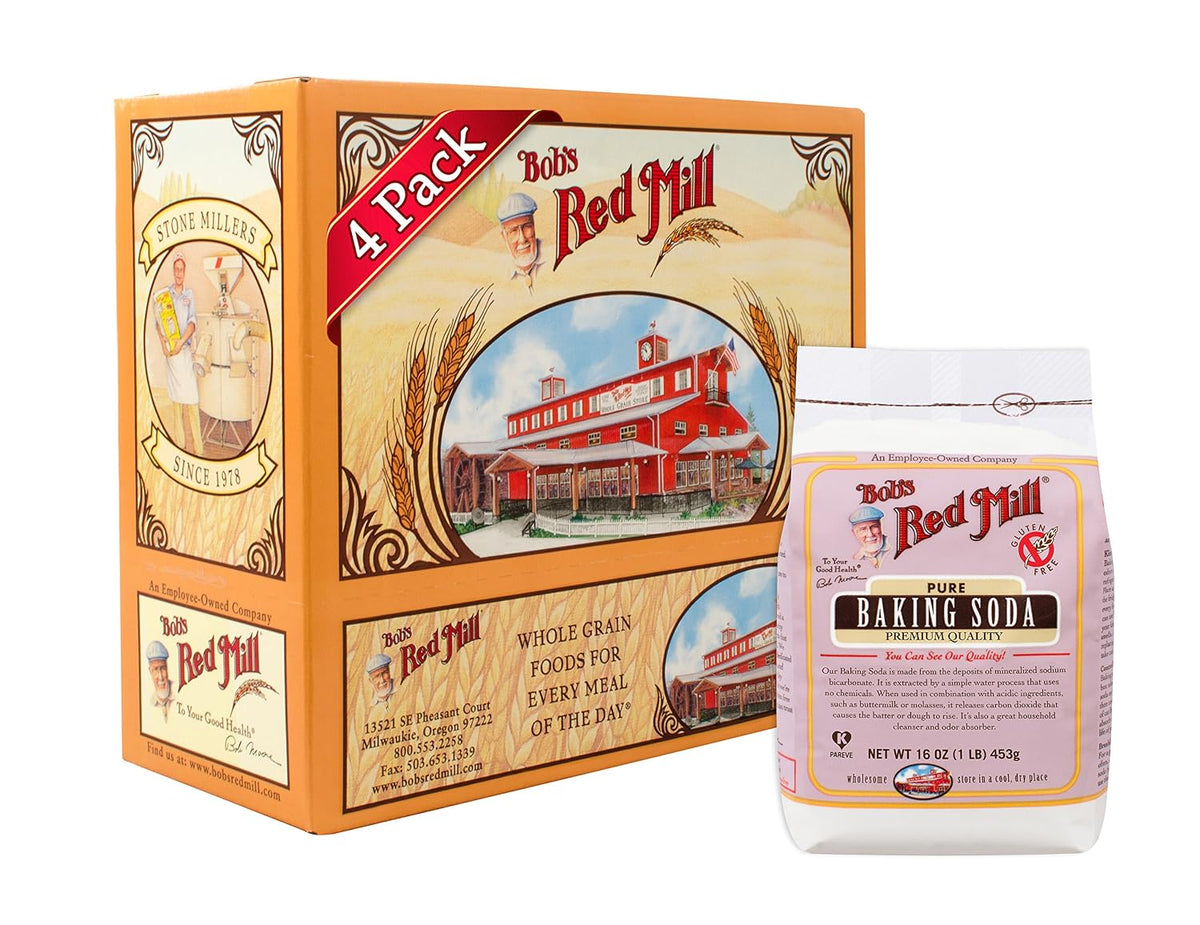 Bob'S Red Mill Baking Soda, 16 Oz (4 Pack)