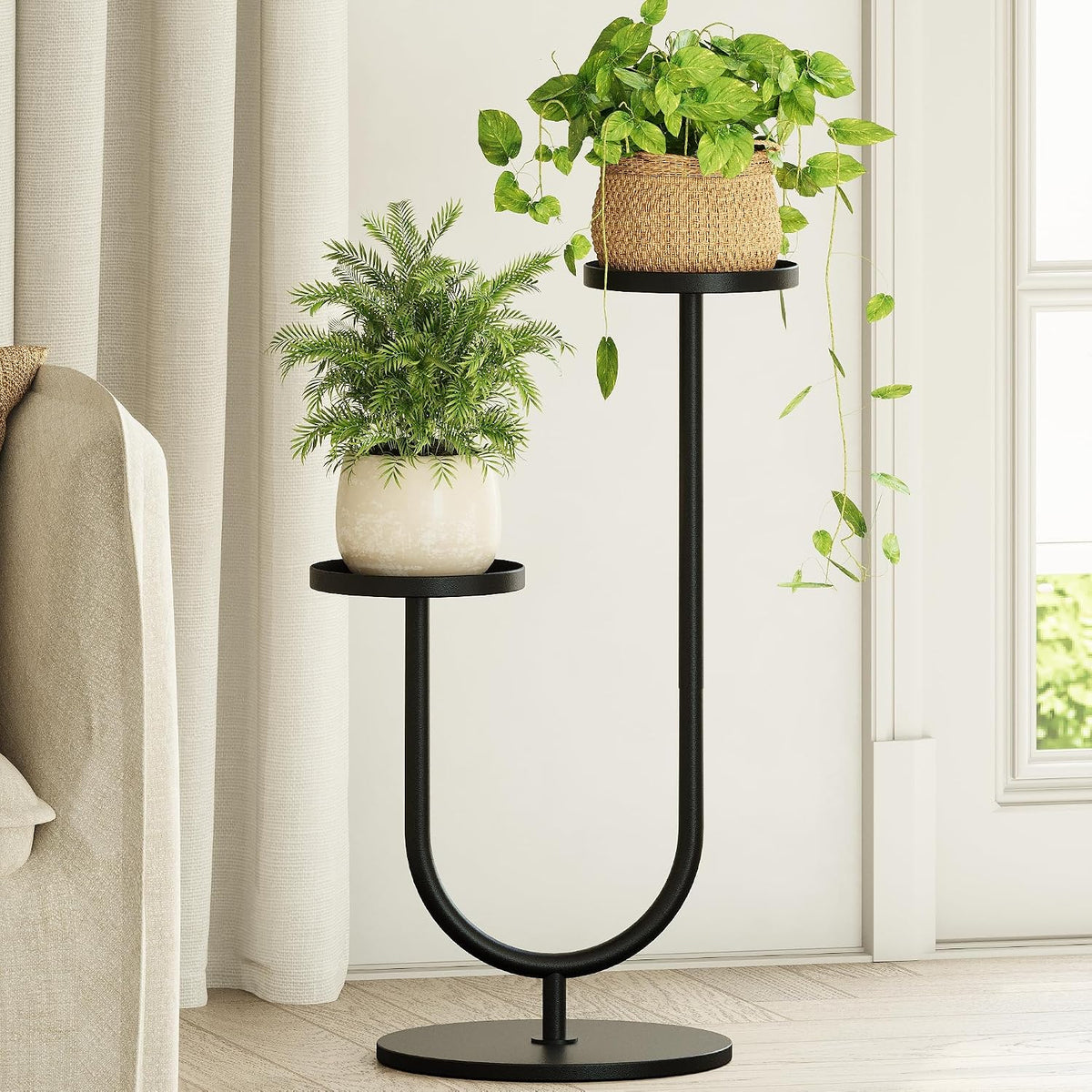 Bamworld Outdoor Plant Stand Metal Plant Stand Indoor