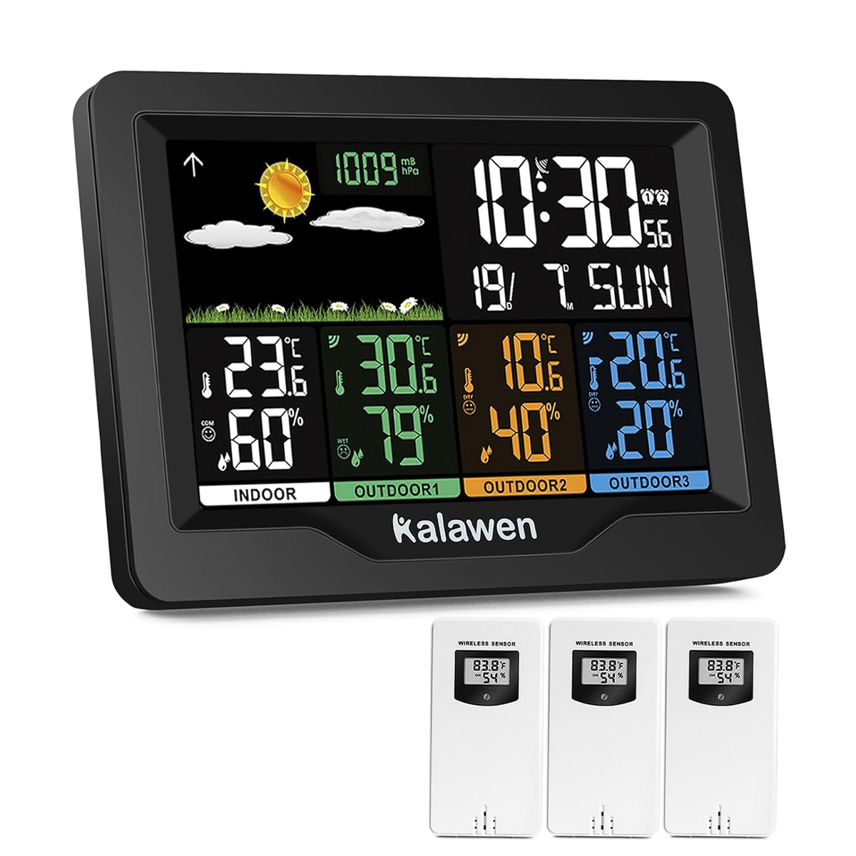 Weather Station Wireless Indoor Outdoor Thermometer