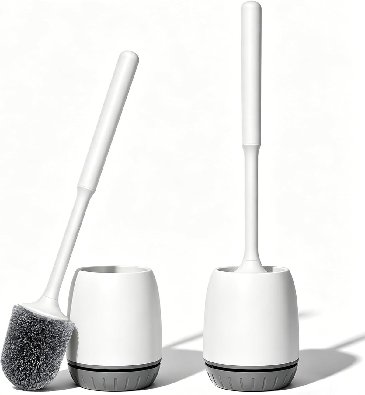 Setsail Toilet Brush, Toilet Bowl Brush and Holder Set 2 Pack
