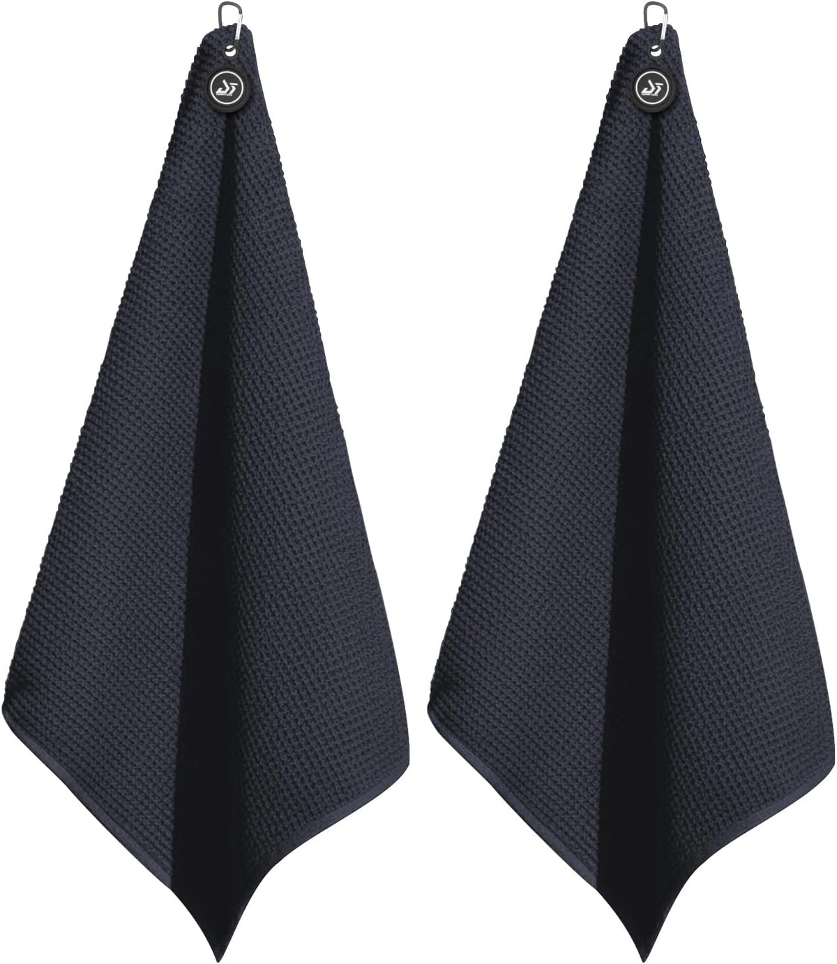 Dragon Tiger Magnetic Golf Towels, Dark Blue, 2 Pack