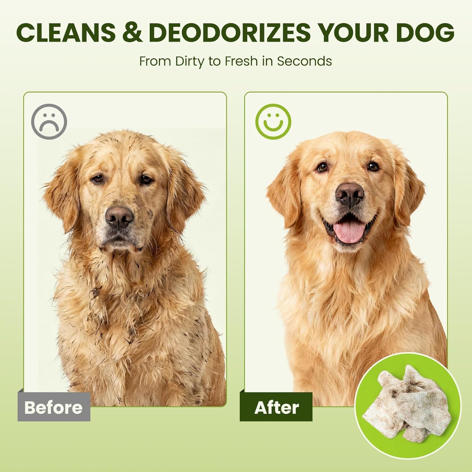Hypoallergenic Pet Wipes for Dogs, Cats & Small Animals – Quick Clean & Deodorize Paws, Butt, Eyes, Face & Fur | Daily Grooming Wipes | Extra Large & Thick | Coconut Scented, 400 Count