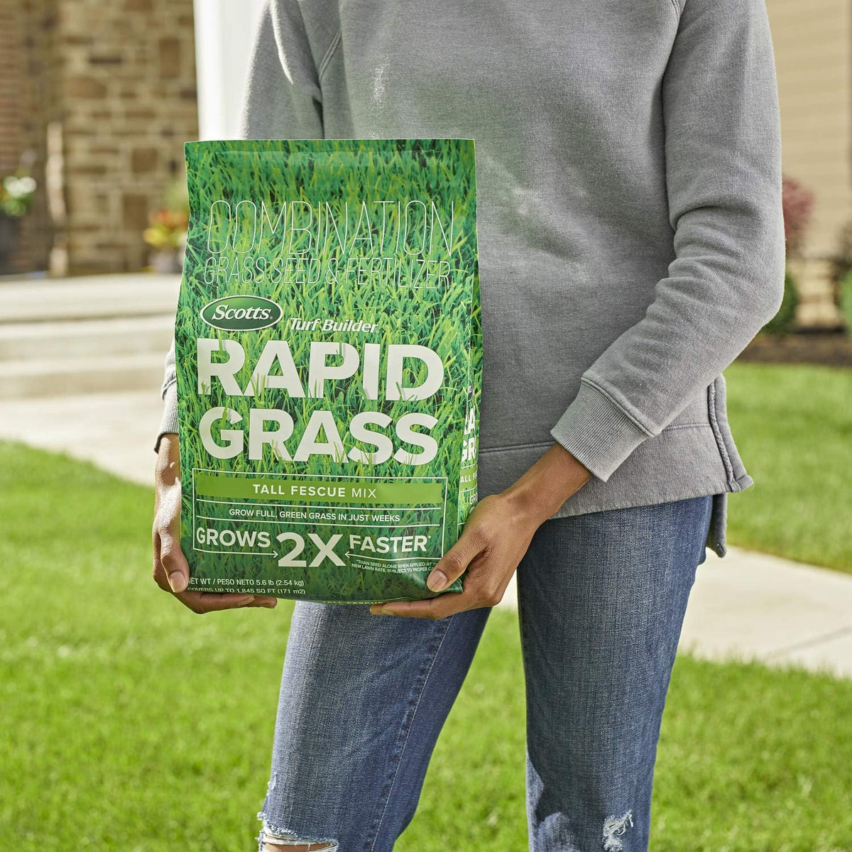 Scotts Turf Builder Rapid Grass Tall Fescue Mix, 5.6 Lbs.