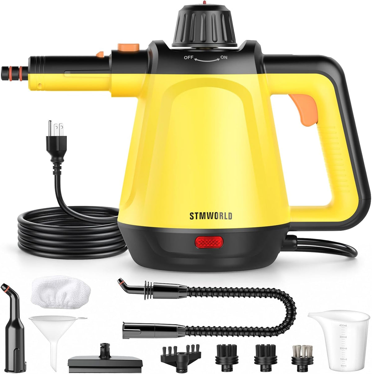1200W Handheld Steam Cleaner for Home, Pressurized Steamer for Cleaning