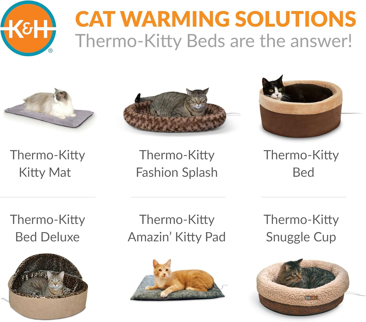 K&H Self-Warming Cat Bed Pad, Self Heating Pad, Small 21 X 17 Oatmeal/Choco