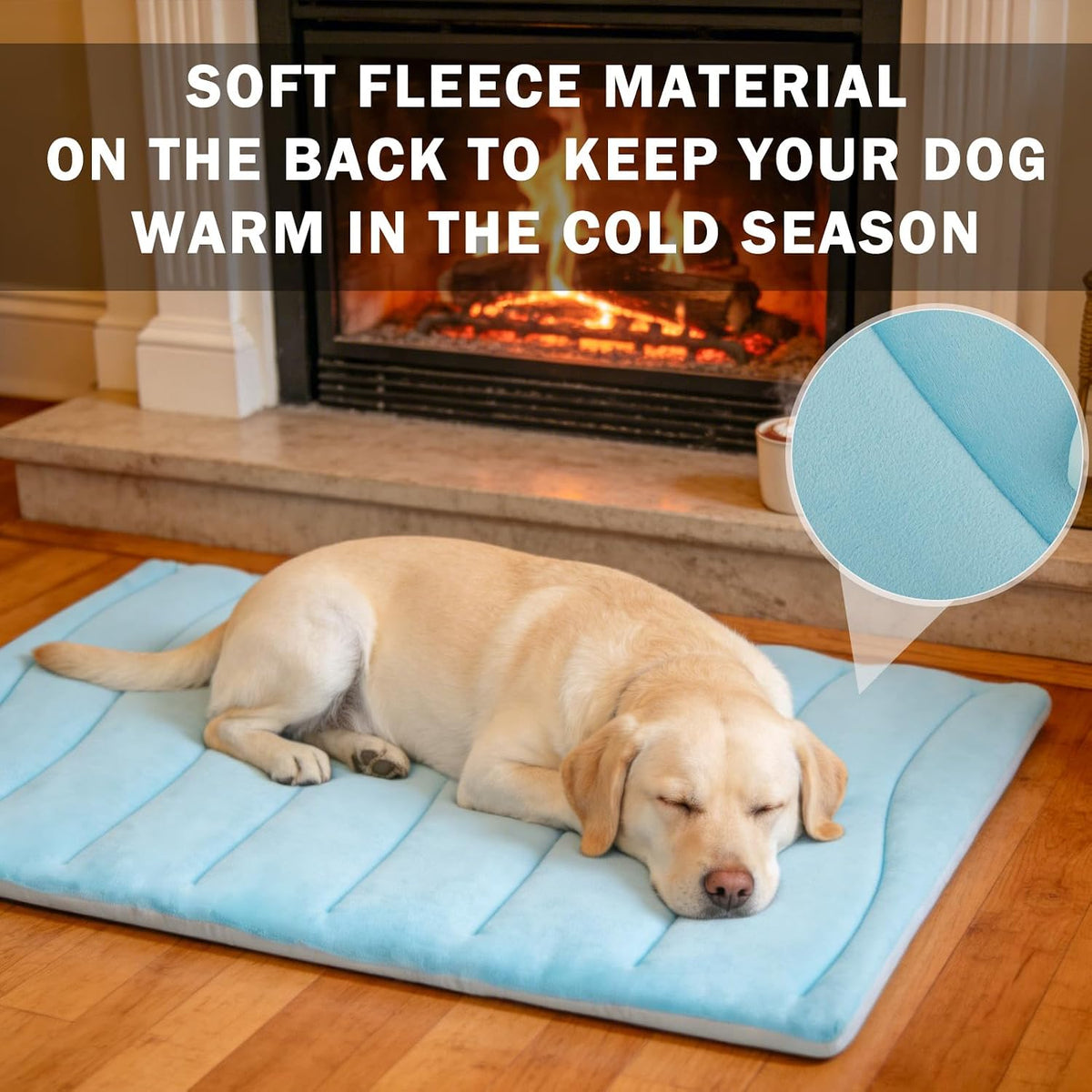 SCENEREAL Dog Cooling Mat for Crate, Thicken Self-Cooling Dog Pad Reversible (Cool & Warm), 36"X23" Pet Cool Bed for M Large XL Dogs,Kennel Sofa Mats Machine Washable, Durable Non-Toxic Gel, Outdoor