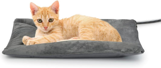 Outdoor Cat Heating Pad, 15.7" X 11.8", 30W, Grey