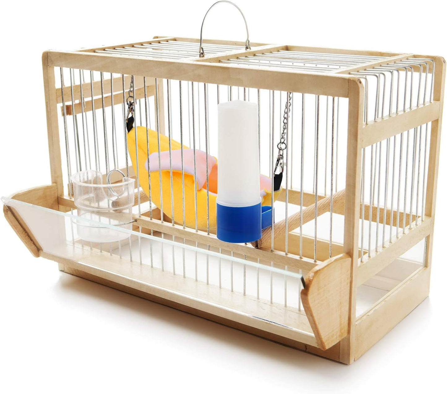 Jetec 2 Pcs Hamster Hammock Soft Bed Small Pet Animals Hamster Hanging House Cage Nest for Guinea Pig Rat Chinchilla Sleep and Play, Banana and Pineapple(Yellow)