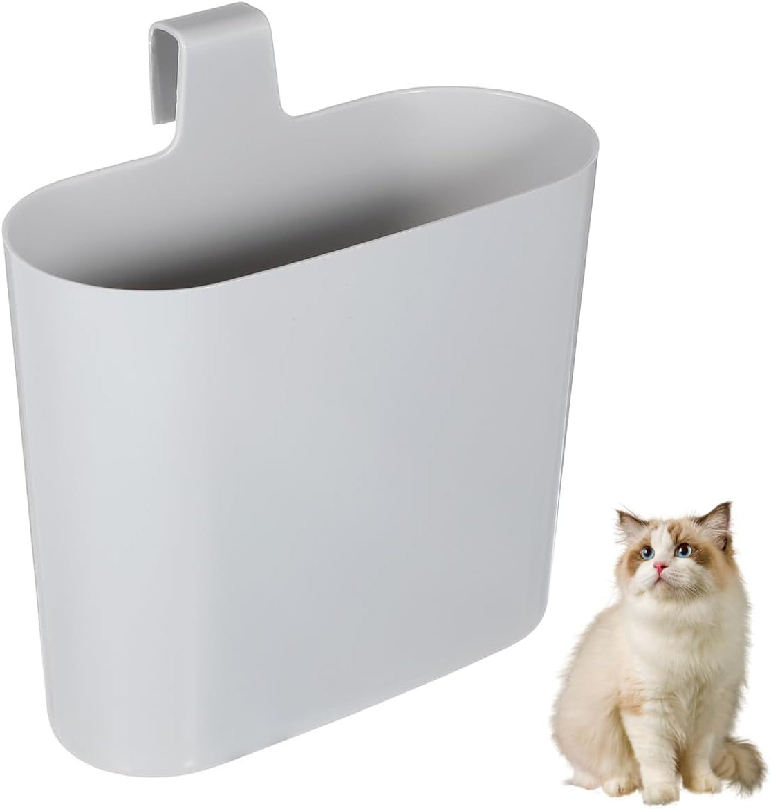 Mipcase Cat Litter Scoop Holder Hanging Scoop Stand for Cat Litter Box Holder Storage Base with Rounded Corners Easy-Clean Compact Shovel Stand for Pet Station