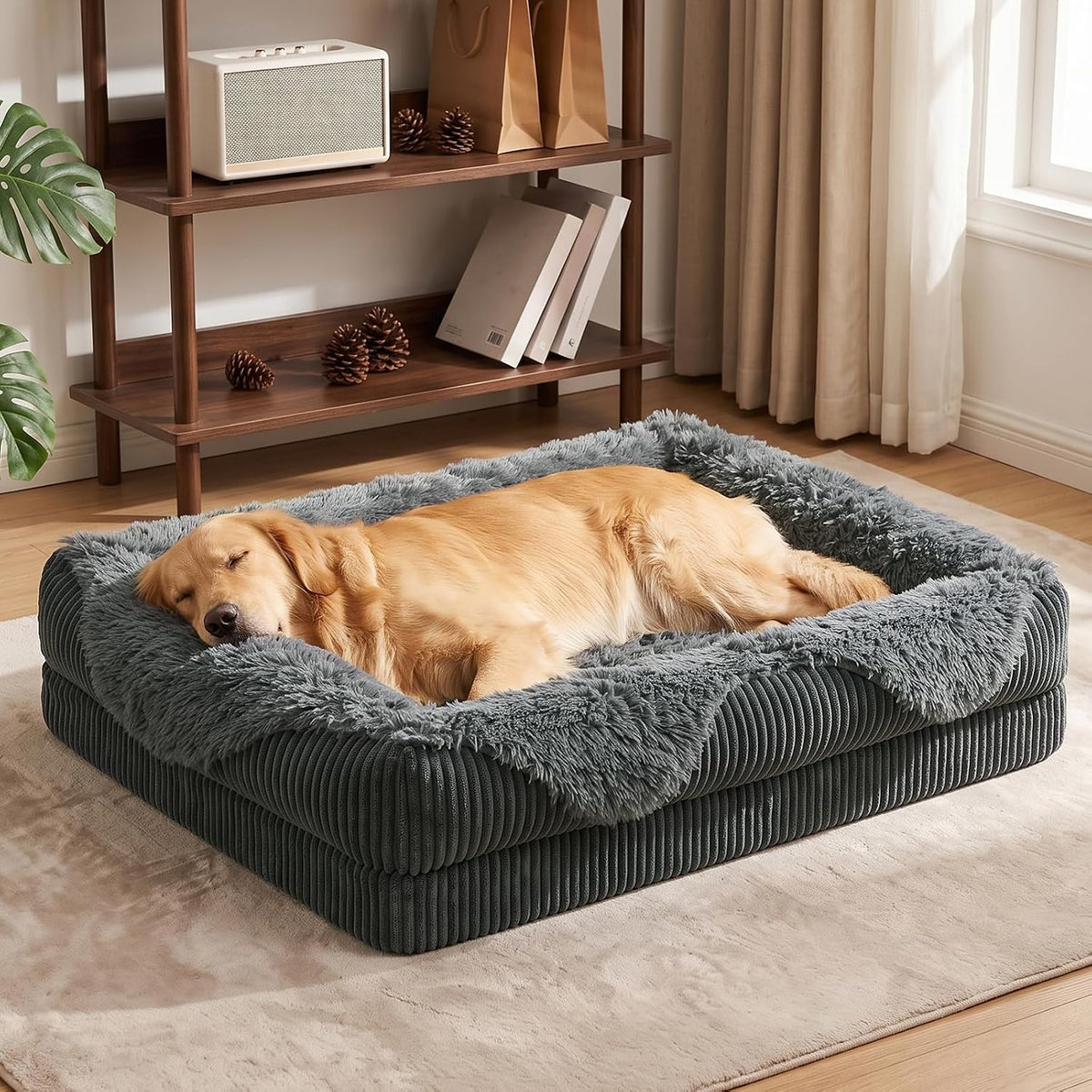 GASUR Orthopedic Dog Bed for Large Sized Dog, Washable XL Dog Couch Beds
