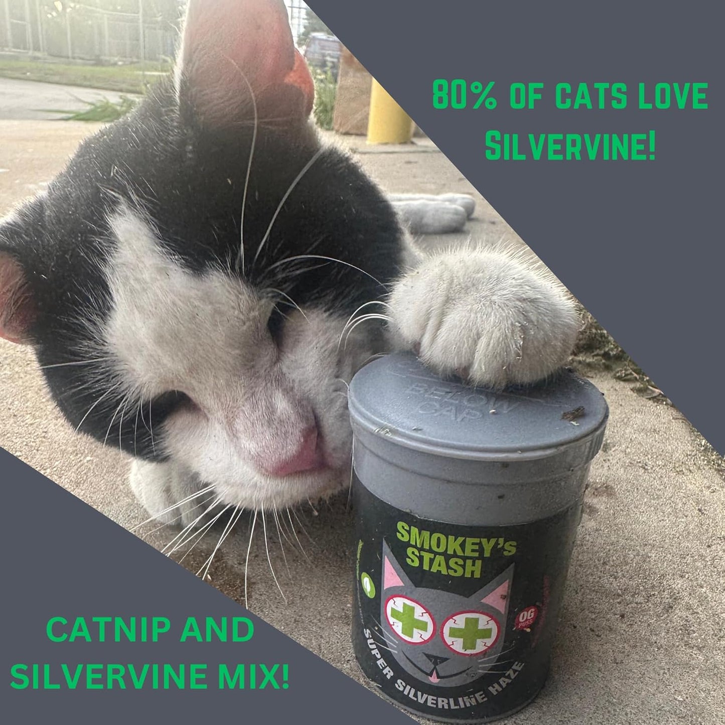 Smokey'S Stash Silvervine Haze Potent Catnip and Silver Vine Blend for Cats