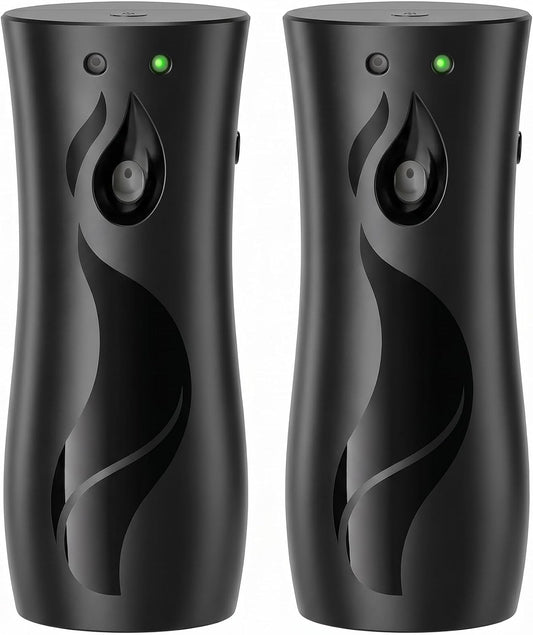 Automatic Air Freshener Spray Dispenser 2-Pack, Wall Mount Desktop
