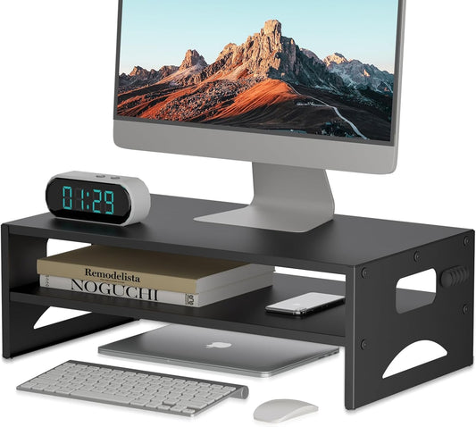 Pholiten 2-Tier Monitor Stand Riser for Desk