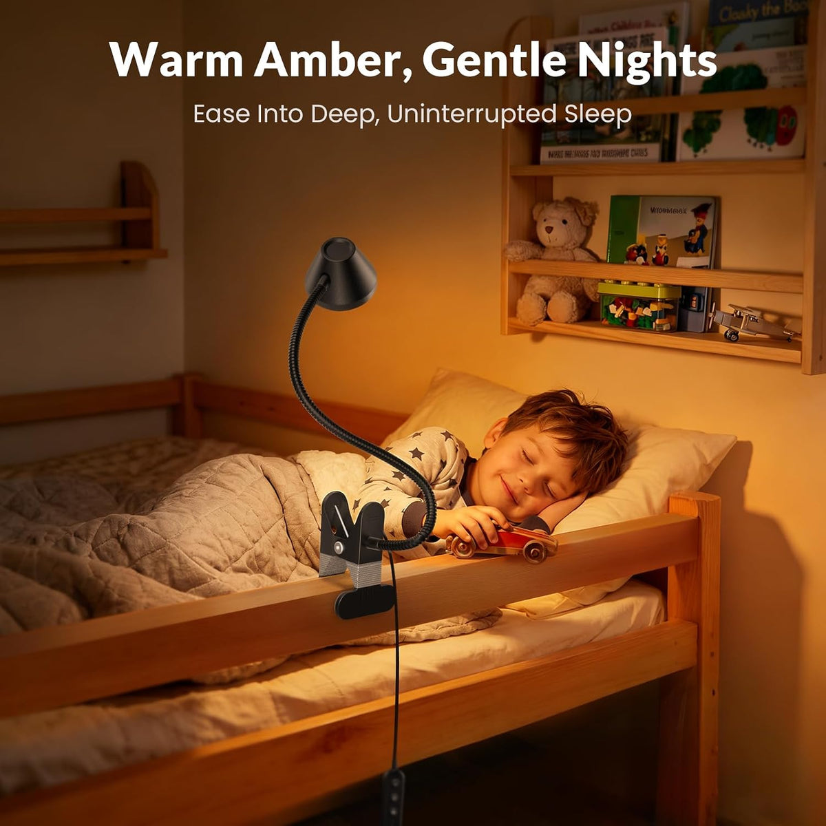 LEPOWER Clip on Light, Reading Lights for Books in Bed, 400LM, RG0 Eye-Care