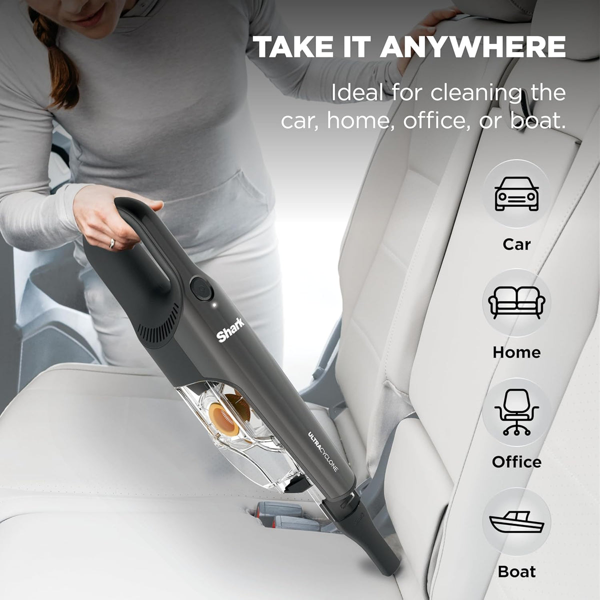 Shark Ultracyclone Pet Pro plus Cordless Hand Vacuum, Black, CH951