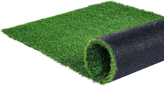 VEVOR Artifical Grass Turf, 6 X 10 Ft Thick Grass Rug Indoor Outdoor, 1.38" Realistic Synthetic Grass Mat with Drainage Holes, Perfect for Patio Garden Lawn Home Backyard Dog Mats