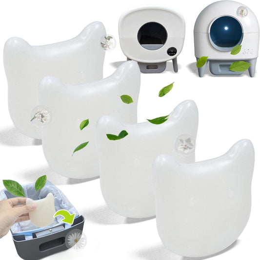 Newke 4 Pack Deodorizer for Cumrige and for Fumoi Self Cleaning Litter Box