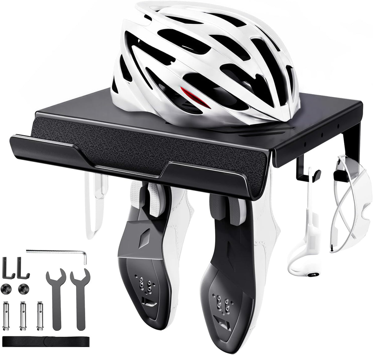 HAPBEAR Bike Wall Mount Rack, Indoor Bicycle Storage for Garage/Apartment