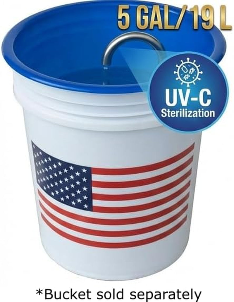 5-Gal (19L) Dog Water Dispenser & Fountain for Large Dogs, Anti-Splash Design with UV-C Filtration, XL Capacity, Keeps Floors Dry – Freedom Pet Fountain