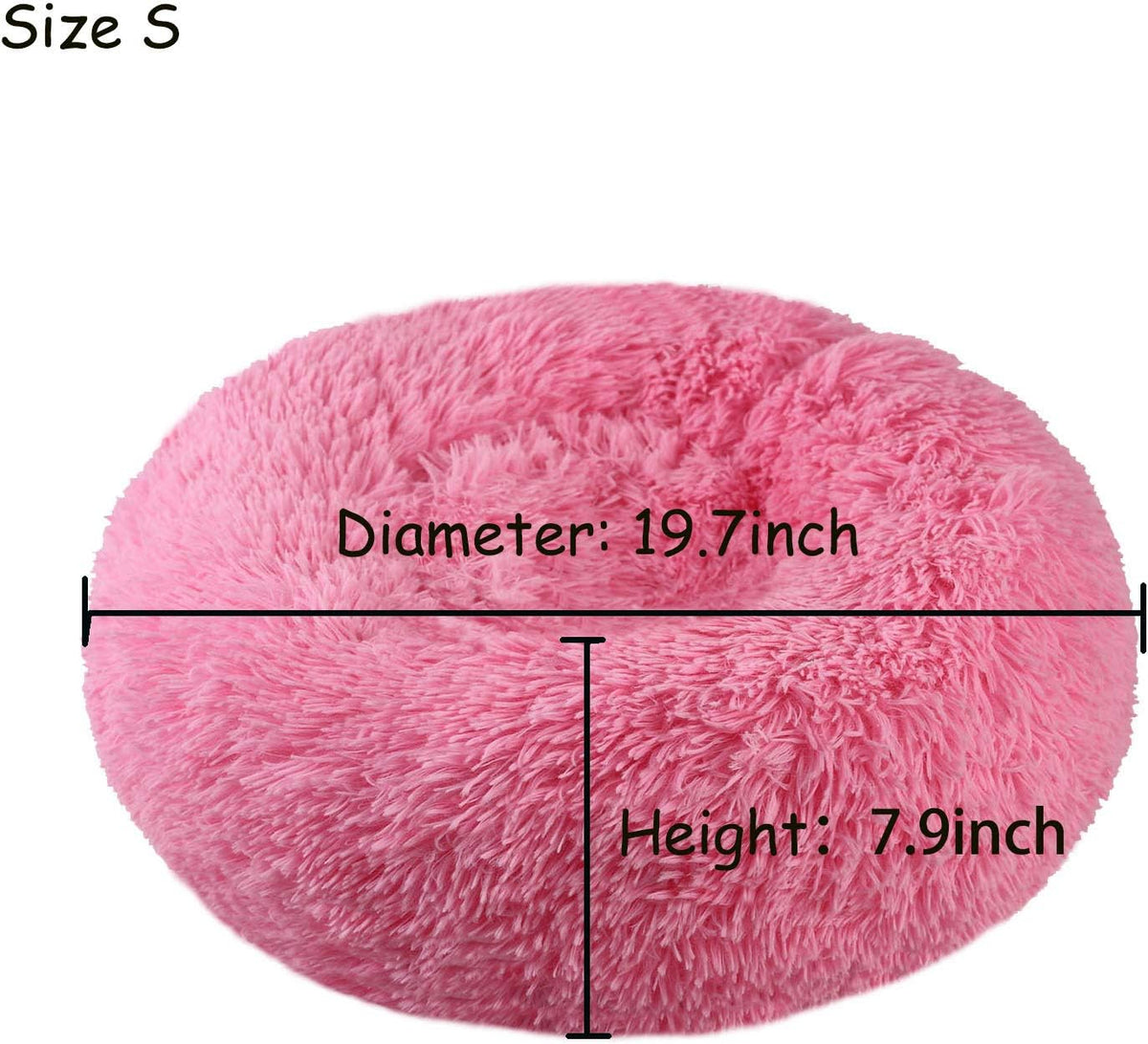 Cat Bed for Indoor Cats,Mini Plush Self Warming Kitten Bed, 20 Inch