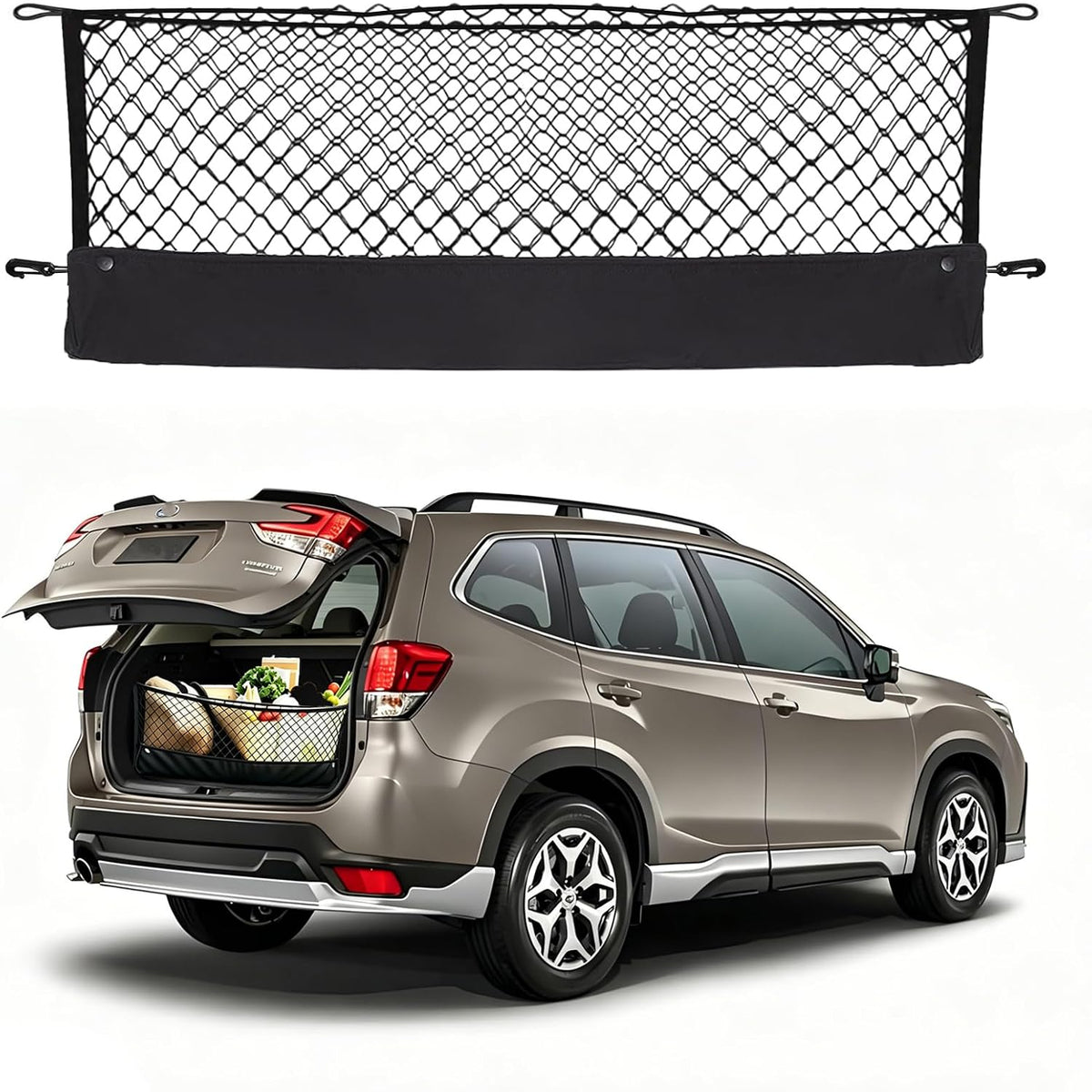 Cargo Net for Subaru Forester SK Trunk Car Rear Tailgate Touring Netting
