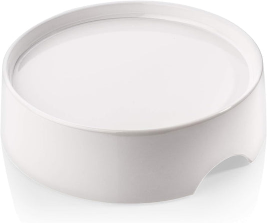 Catguru Food Table for Cat Bowls, Elevated Feeding Station for Cat Food Bowl, Raised Stand for Pet Food and Water Bowls, Pet Feeder for Indoor Cats, Stress Free Stand for Pet Dishes (Marshnallow)