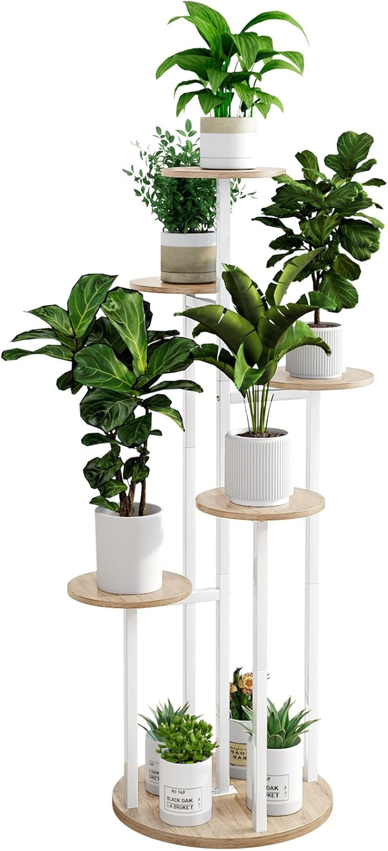 INGIORDAR 6 Tier Plant Stand Indoor Corner Tiered Holder Shelf Display Rack