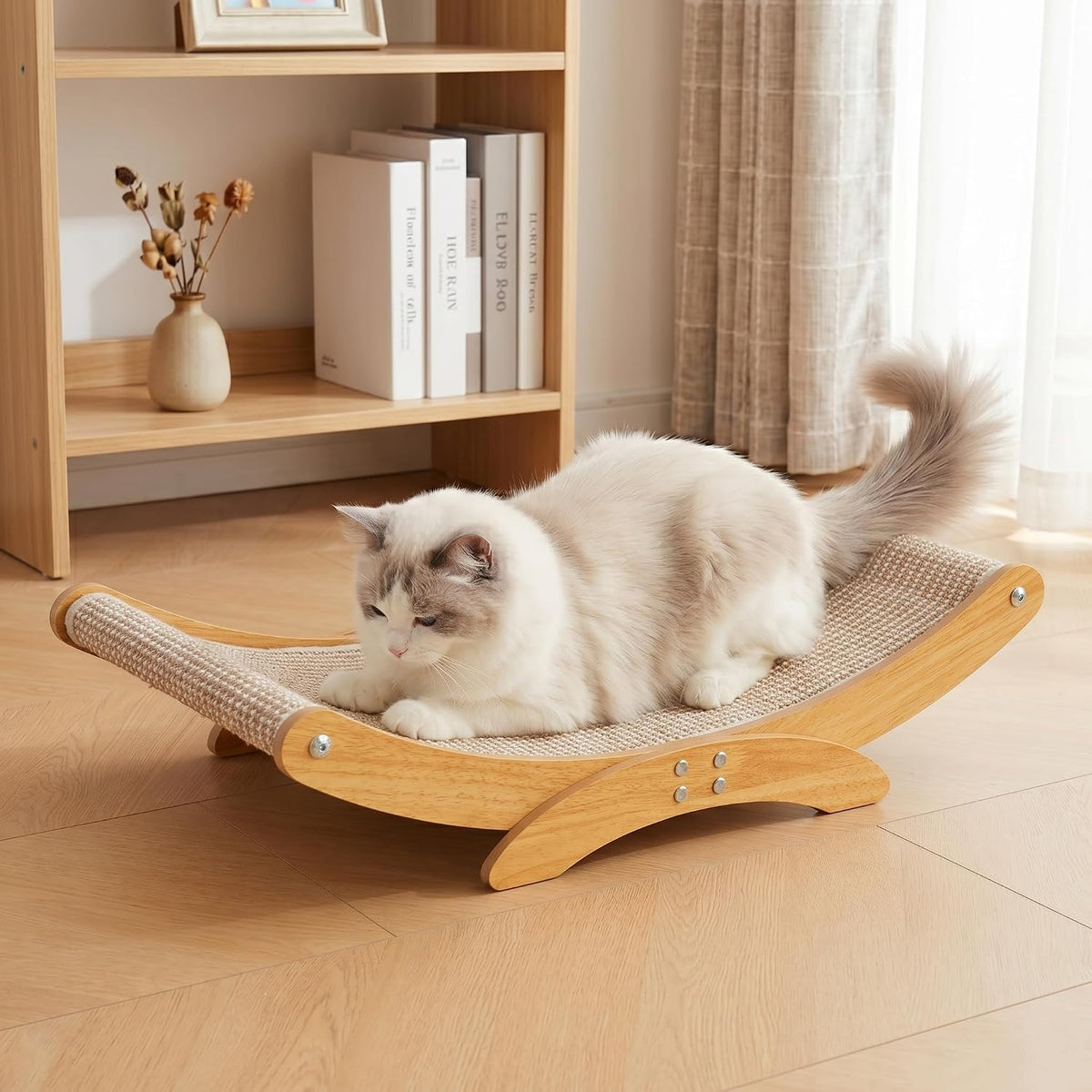 Extra-Larger Sisal Cat Scratcher Bed, Scratching Board Furniture