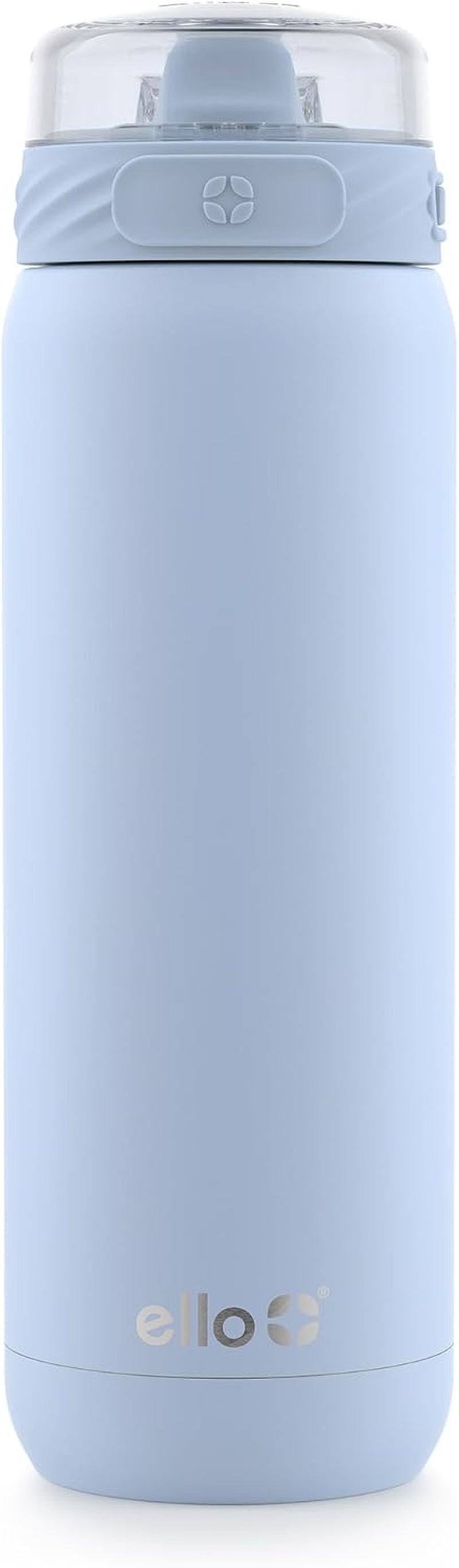 Ello Cooper 32Oz Insulated Stainless Steel Water Bottle with Straw, Blue
