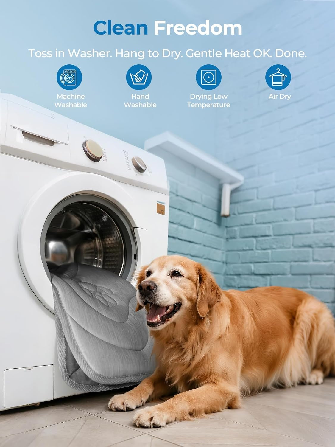 Reversible Dog Cooling Mat for Small Dogs 24"X18" — Thick & Durable Orthopedic Breathable 3D Mesh, Cool-Feel Arc-Chill Fiber (Q-Max>0.5) & Soft Velvet, Machine Washable, Cool Gray