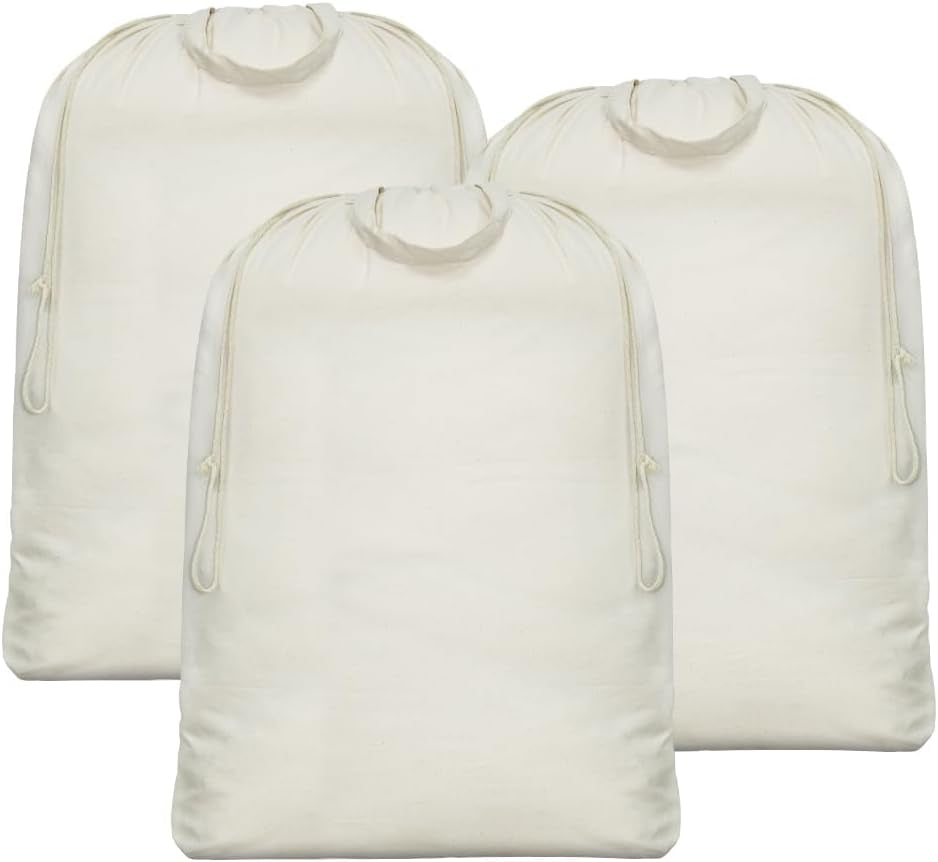 Canvas Wire Laundry Hamper Liner Removable Bag,18"Wx10.2"Dx35.5"H Liner Bag