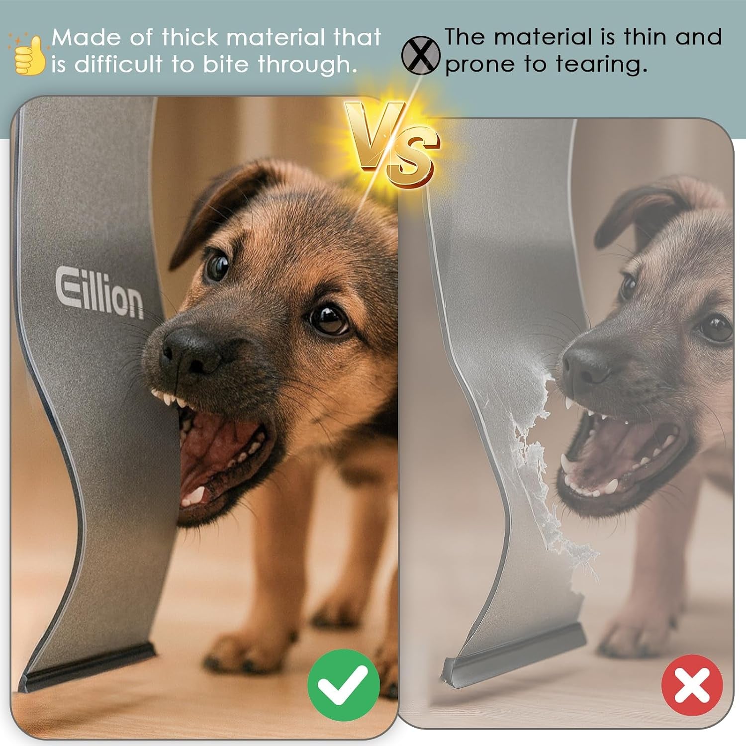 Large Dog Door Replacement Flap – Fits Eillion Sliding Glass Pet Doors Only (Large Size)