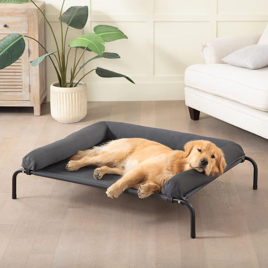 WESTERN HOME Cooling Elevated Dog Bed for Large Dogs,Outdoor Raised Dog Bed