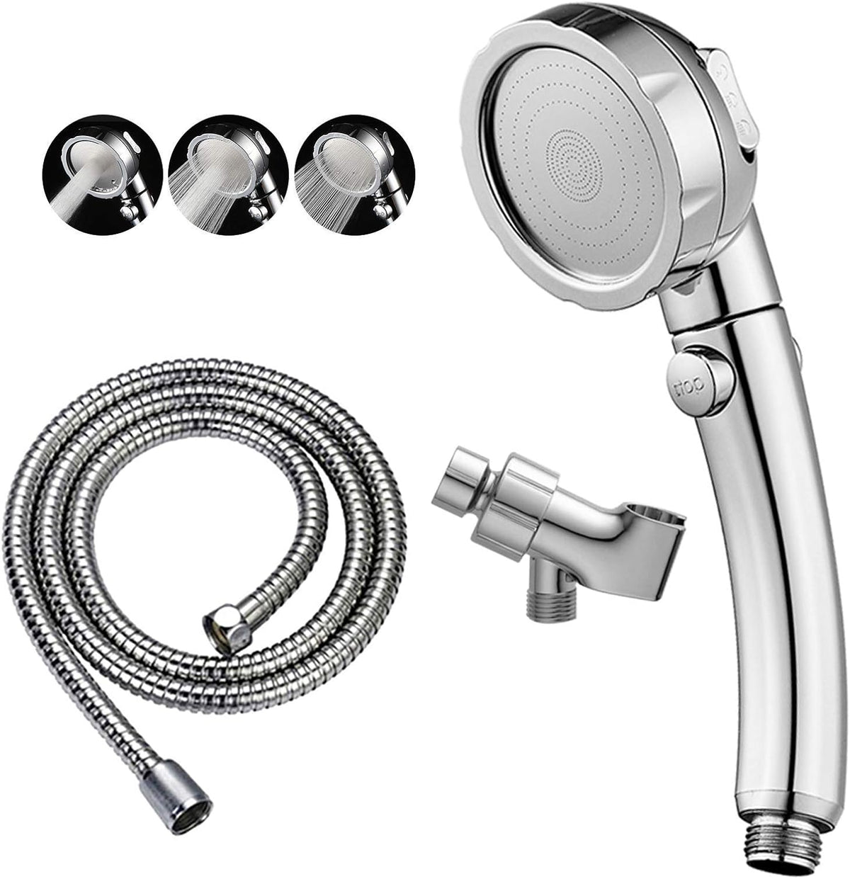 KAIYING High Pressure Handheld Shower Head with ON/OFF Pause Switch