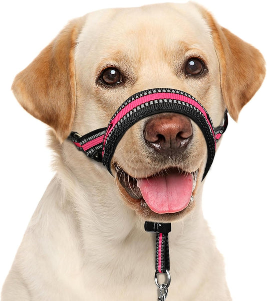 Soft Dog Head Collar, Patented Padded No Pull Training Head Halter