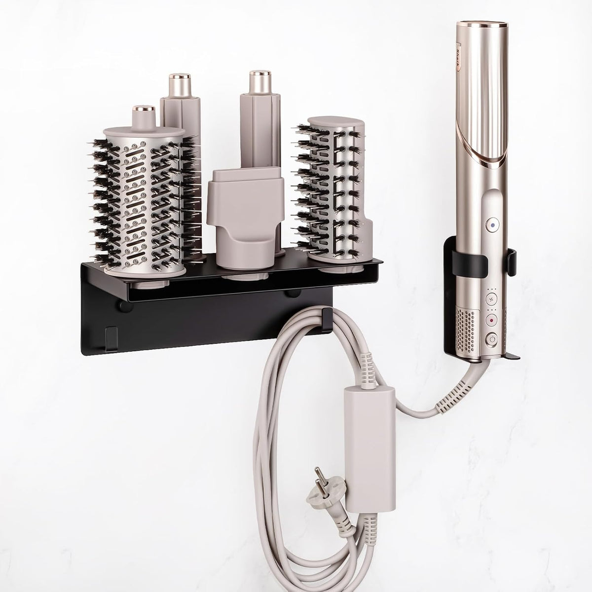 Hair Dryer Holder Wall Mounted Compatible with Shark Flex Style