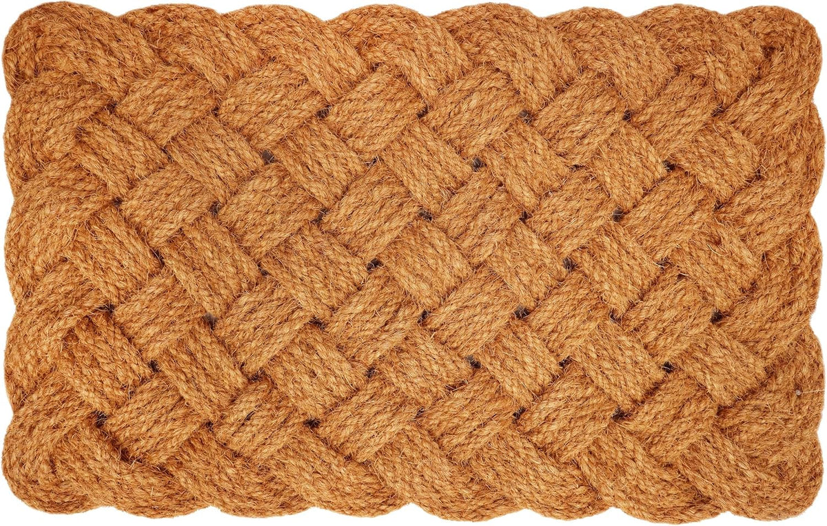 Rope Woven Doormat - 17X30 Inches Heavy Duty Coir Entryway Mat