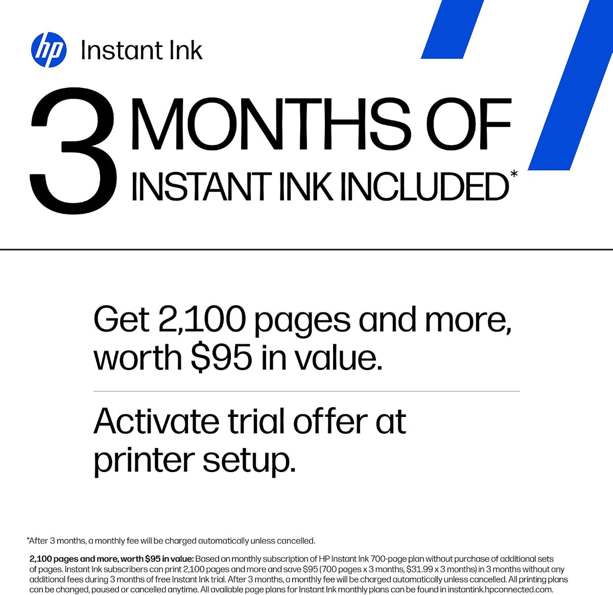 HP Deskjet 2955 Wireless All-In-One Color Inkjet Printer, Scanner, Copier, Best-For-Home, 3 Month Trial of Instant Ink Included, Ai-Capable (A24HJA)