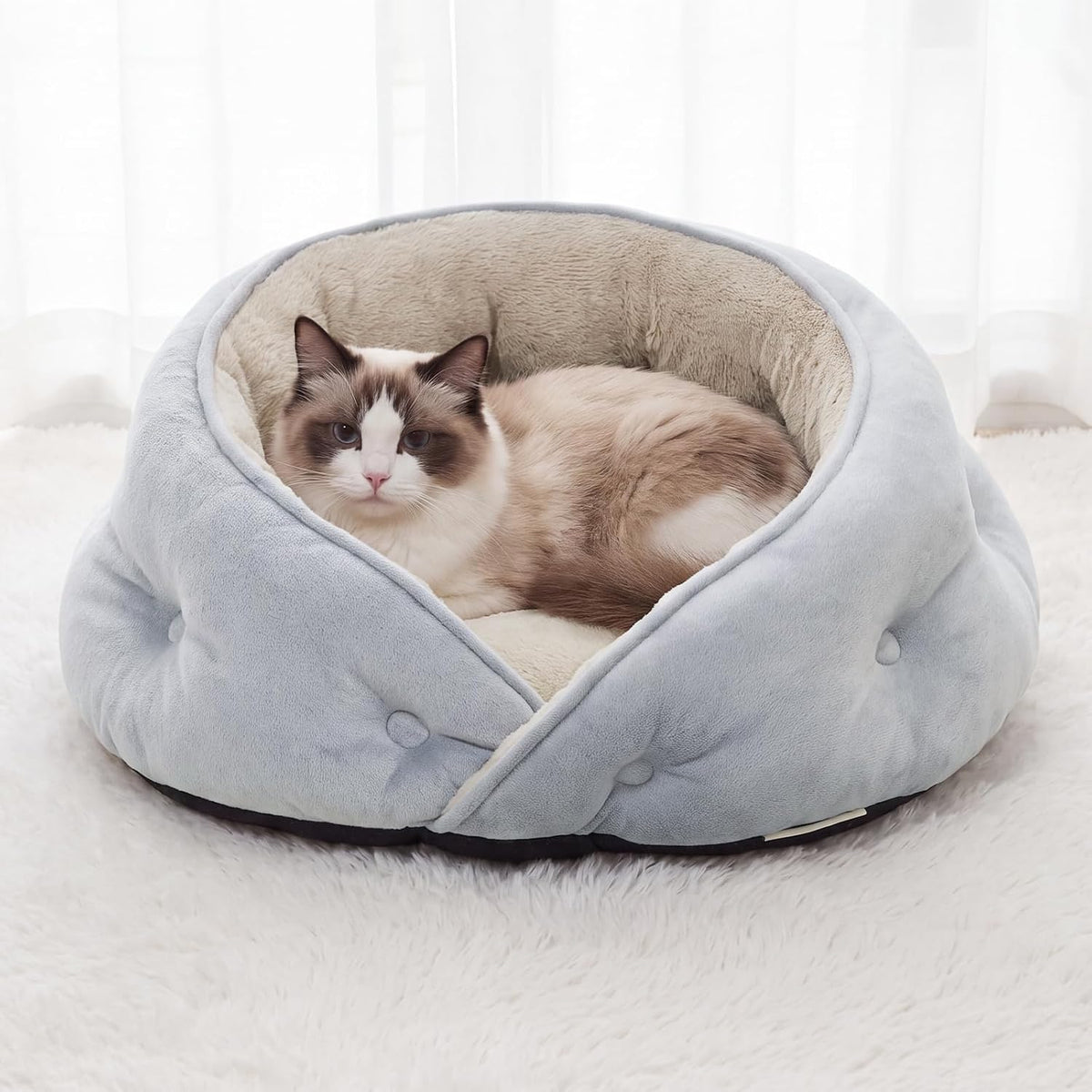 Cat Bed Cave,Cat Beds for Indoor Cats,Kitten Bed,Small Cat Bed