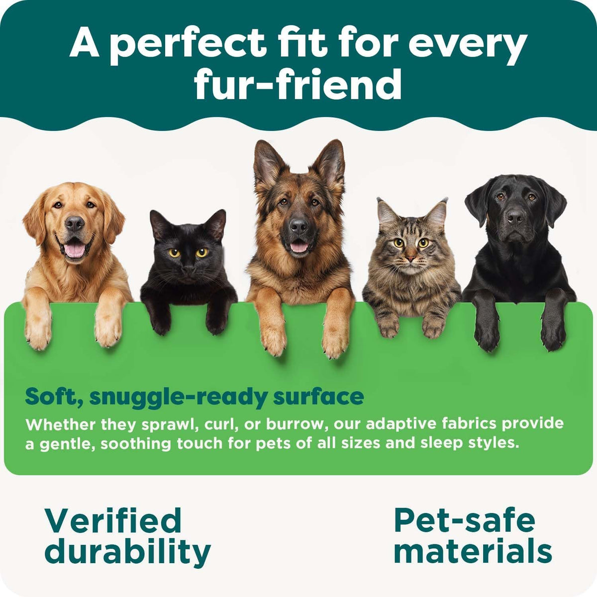 Furhaven Water-Resistant Cooling Gel Dog Bed for Large Dogs, Cool Gel-Top Foam with a Solid Orthopedic Foam Base for Comfort and Support, Washable Cover, Jumbo plus XXL, Polycanvas, Deep Lagoon
