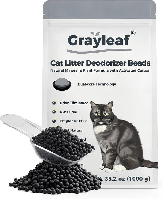Grayleaf® Unscented Cat Litter Deodorizer, 35.2Oz Dust-Free Odor Eliminator