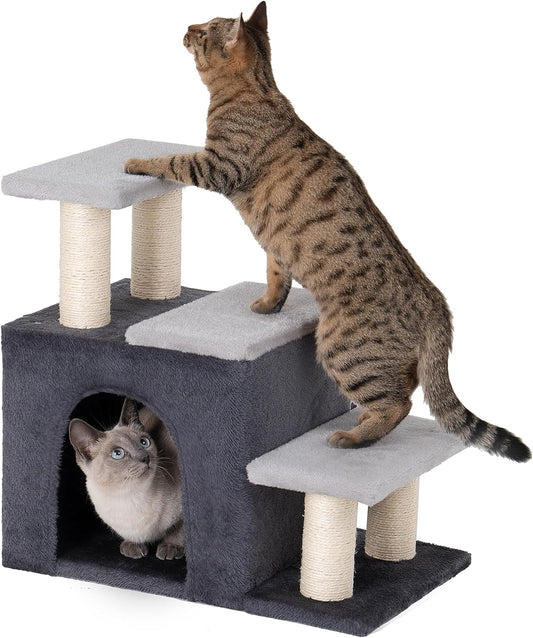 3-In-1 Pet Stairs for Cats, Dog Steps for Small Doggie Rabbits